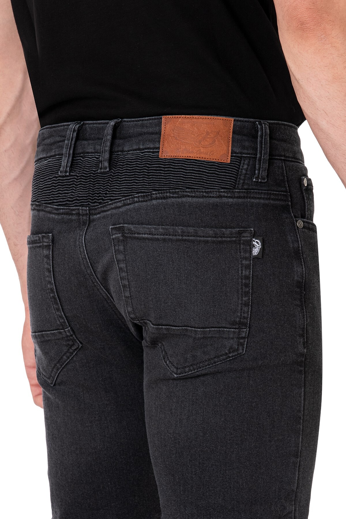 Urbanizer Black Cordura® Korumalı Motosiklet Kot Pantolonu Erkek - 11