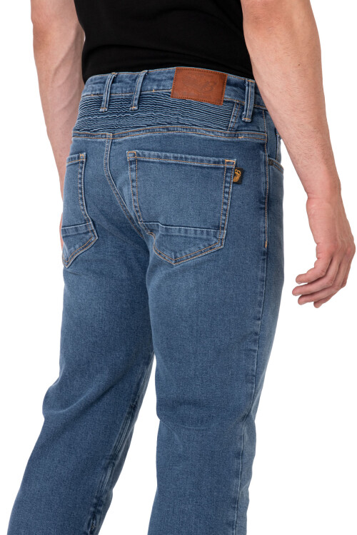Urbanizer Blue Korumalı Motosiklet Kot Pantolonu - 7