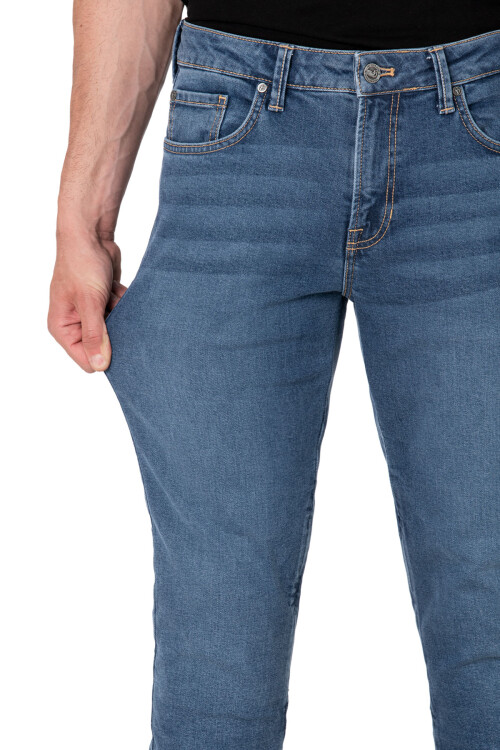 Urbanizer Blue Korumalı Motosiklet Kot Pantolonu - 9