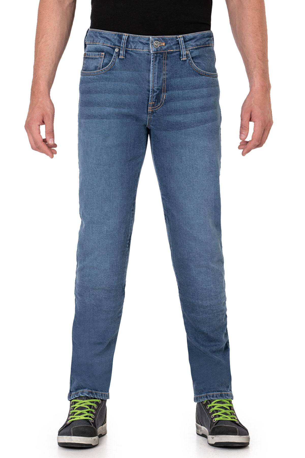Urbanizer Blue Korumalı Motosiklet Kot Pantolonu - 3