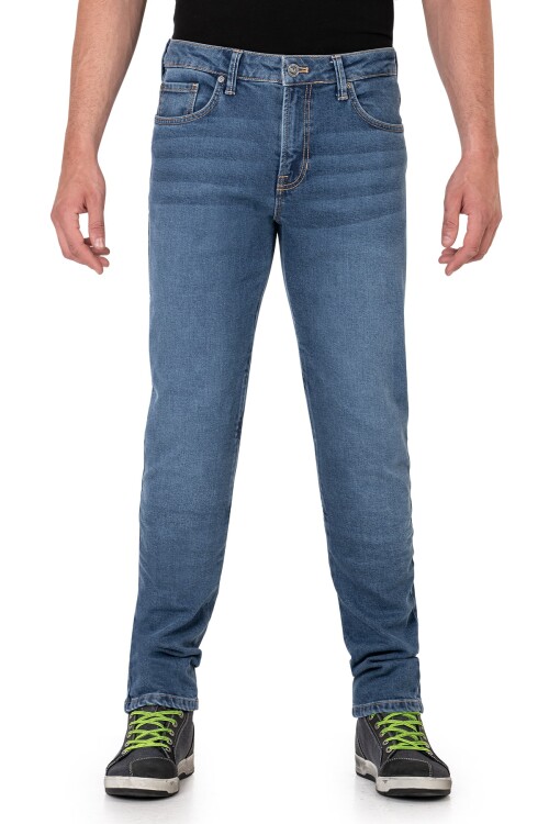 Urbanizer Blue Korumalı Motosiklet Kot Pantolonu - 2