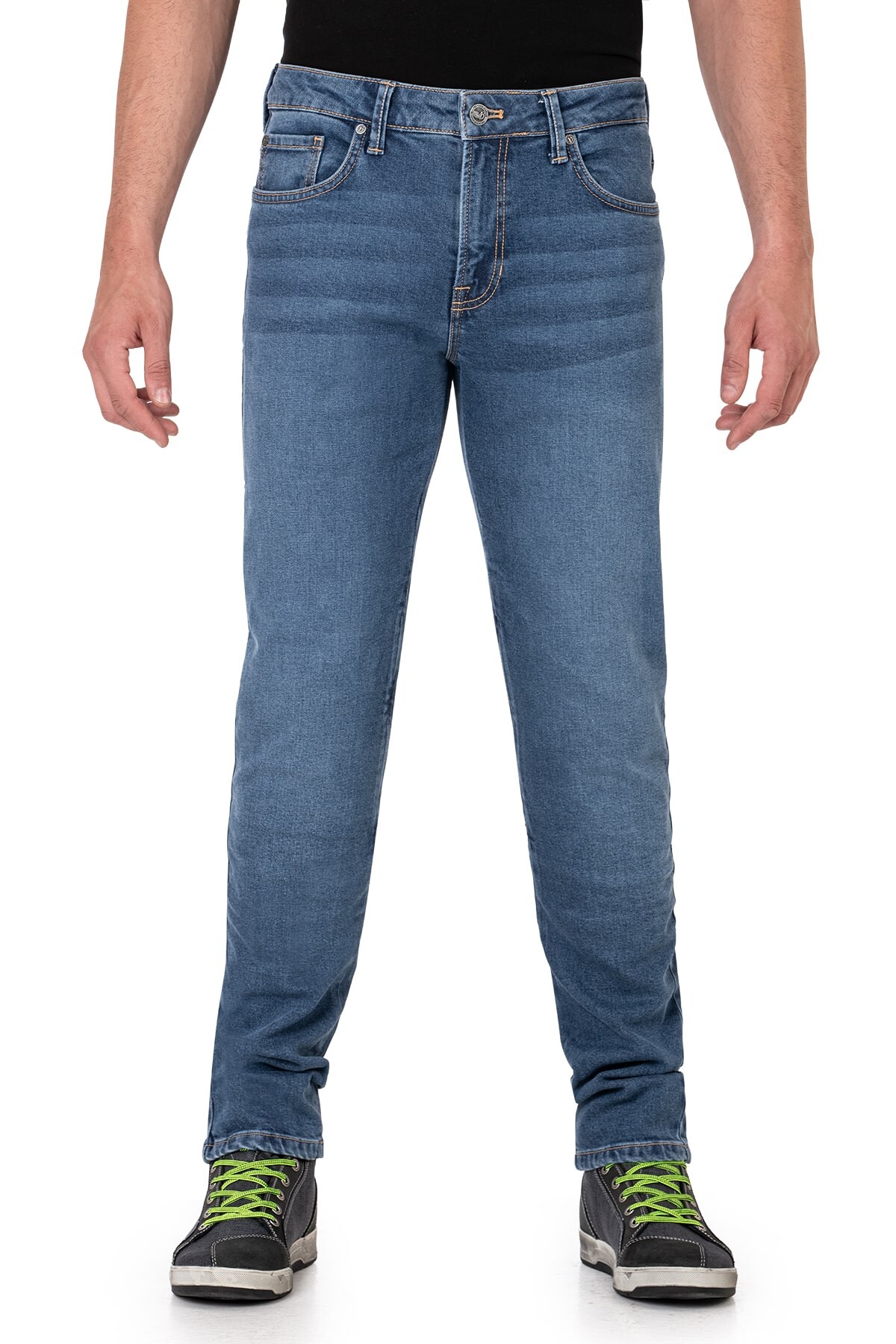 Urbanizer Blue Korumalı Motosiklet Kot Pantolonu - 2