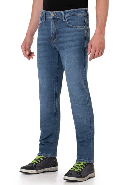 Urbanizer Blue Korumalı Motosiklet Kot Pantolonu - 3