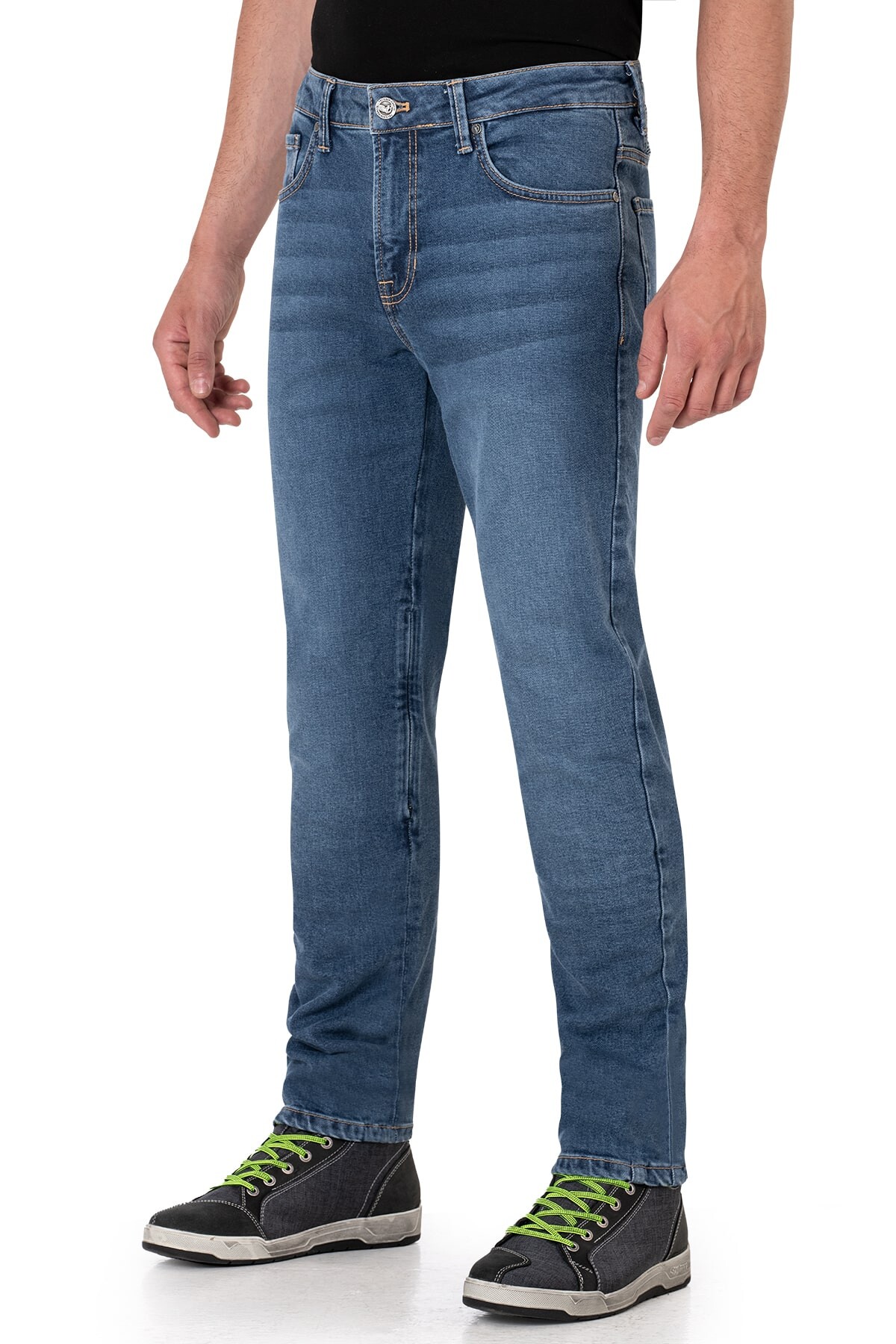 Urbanizer Blue Korumalı Motosiklet Kot Pantolonu - 3