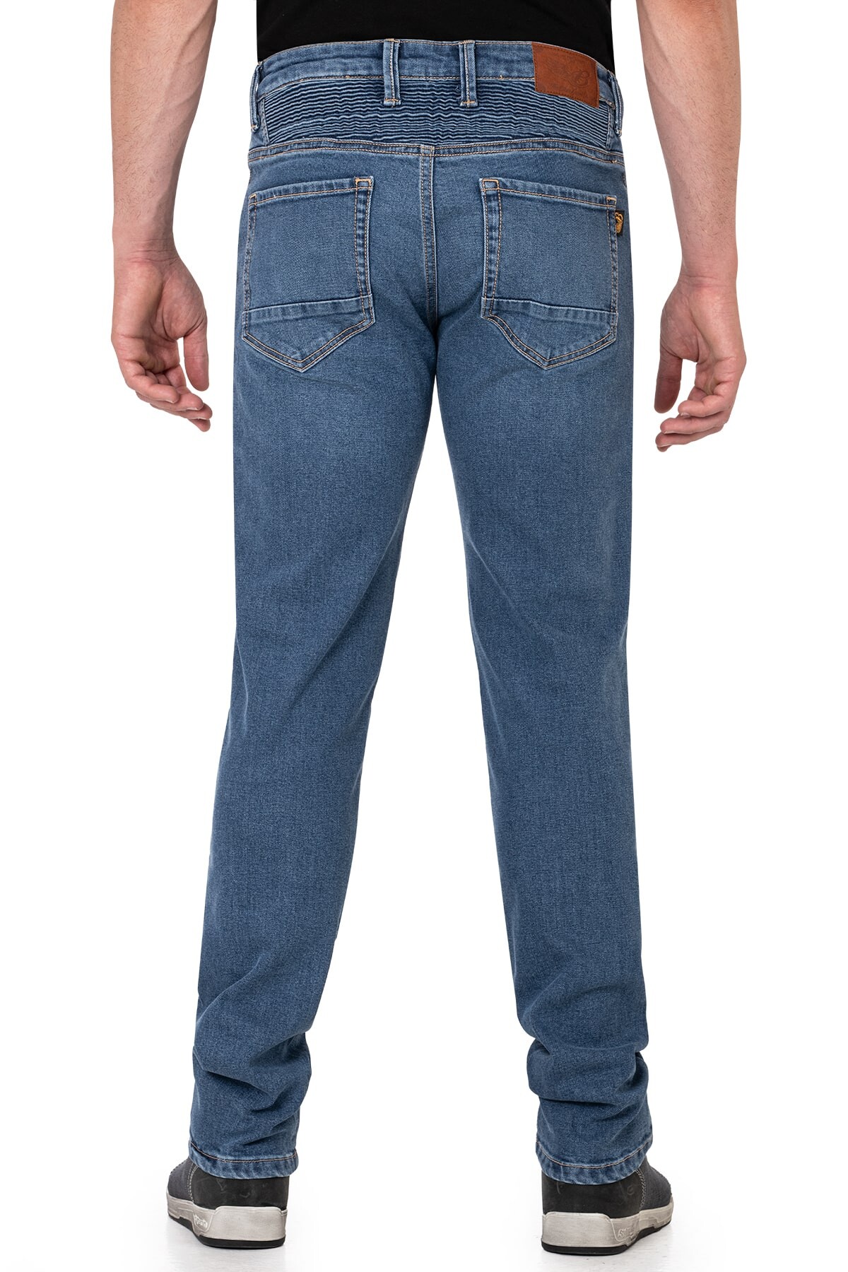Urbanizer Blue Korumalı Motosiklet Kot Pantolonu - 4