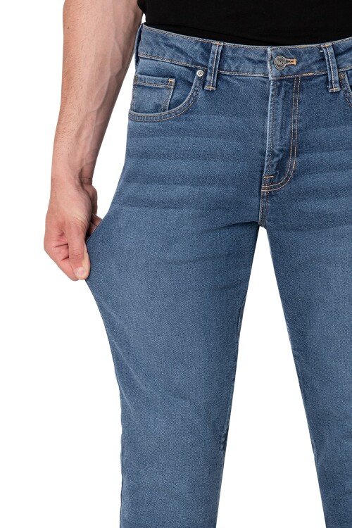 Urbanizer Blue Korumalı Motosiklet Kot Pantolonu - 9