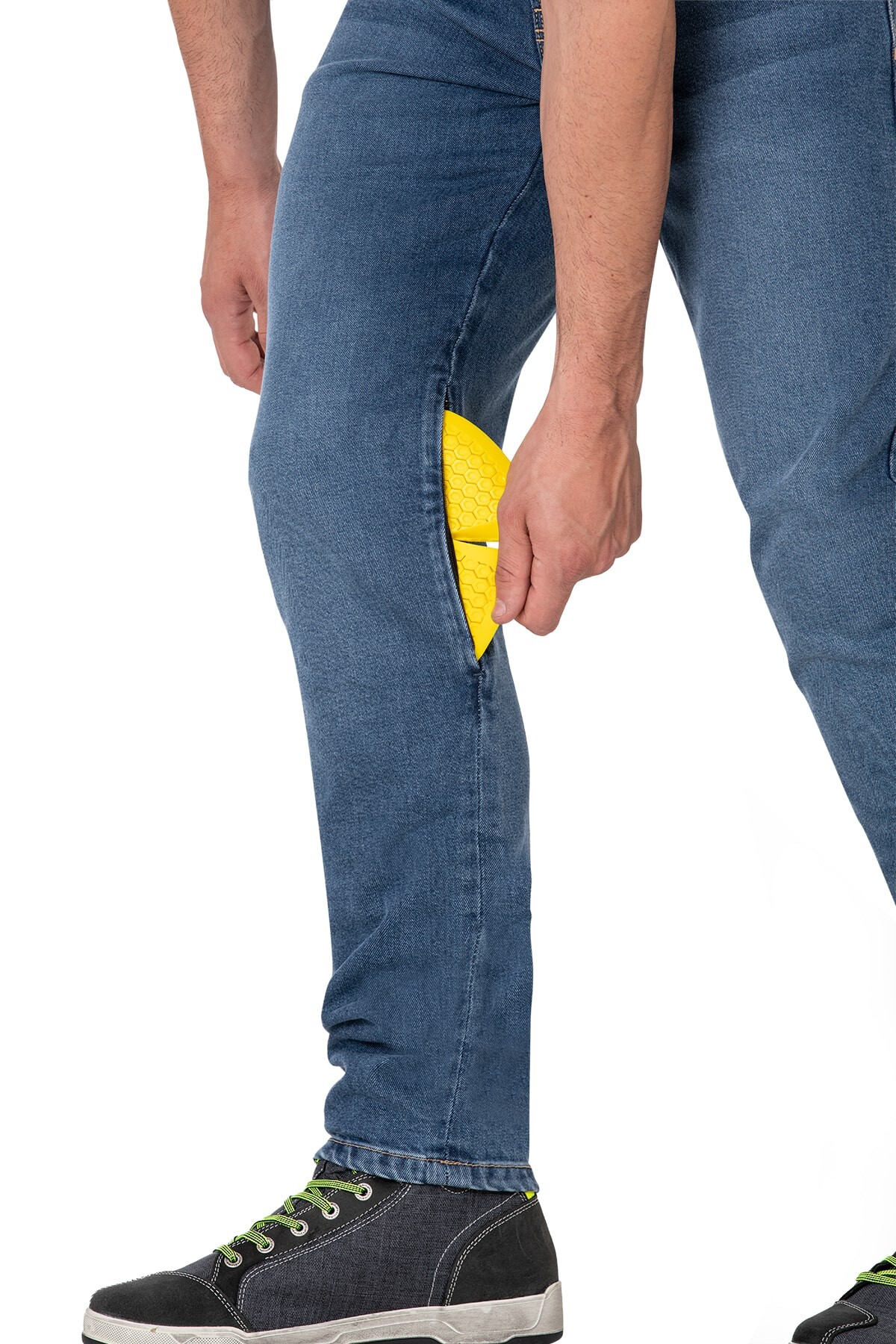 Urbanizer Blue Korumalı Motosiklet Kot Pantolonu - 10