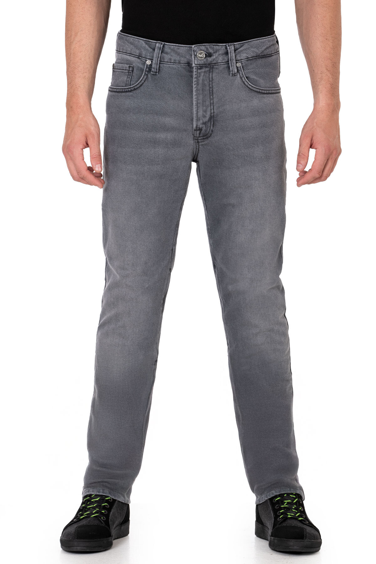 Urbanizer Grey Korumalı Motosiklet Kot Pantolonu - 3