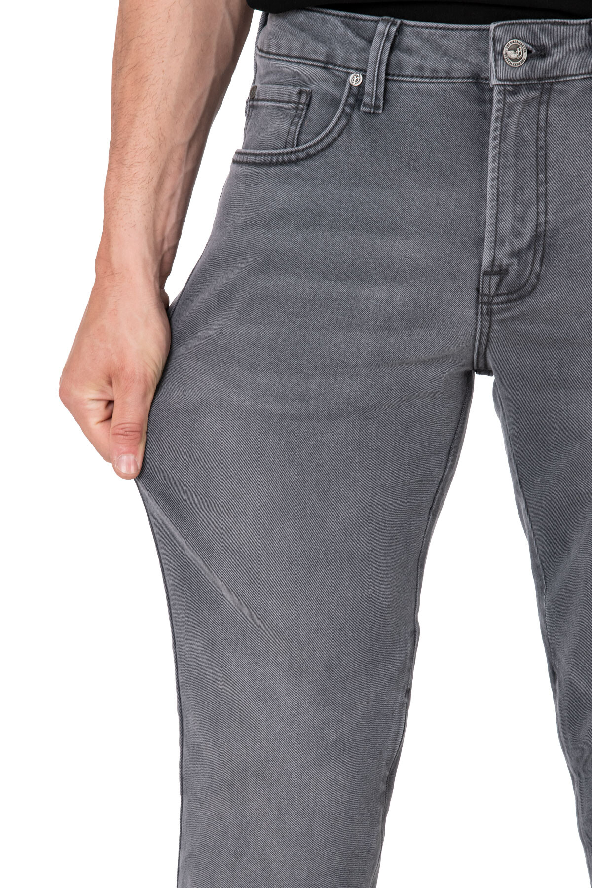 Urbanizer Grey Korumalı Motosiklet Kot Pantolonu - 11