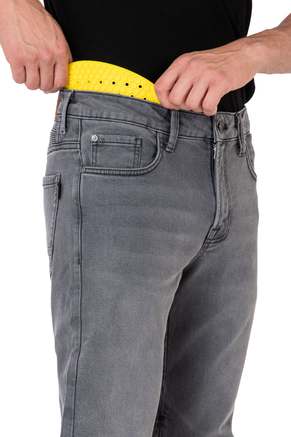 Urbanizer Grey Korumalı Motosiklet Kot Pantolonu - 10