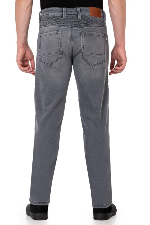 Urbanizer Grey Korumalı Motosiklet Kot Pantolonu - 4