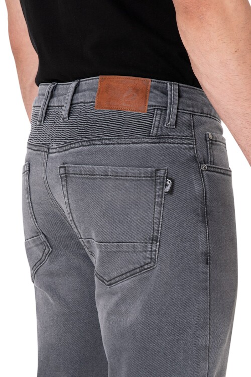Urbanizer Grey Korumalı Motosiklet Kot Pantolonu - 7