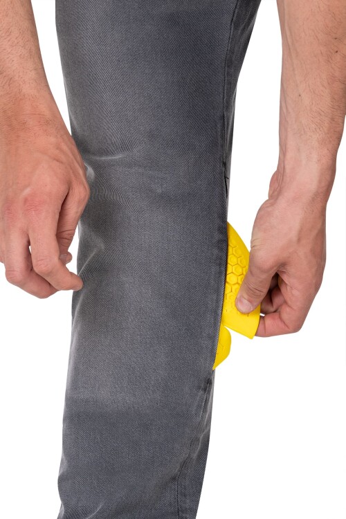 Urbanizer Grey Korumalı Motosiklet Kot Pantolonu - 9