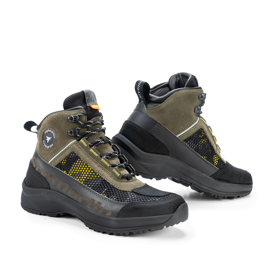 Vertigo Air Mud Armoured Motorcycle Boots